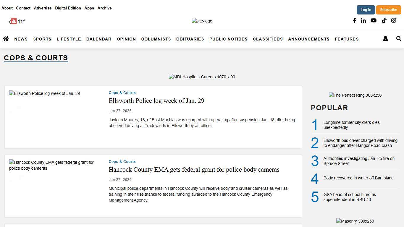 Cops & Courts ellsworthamerican.com